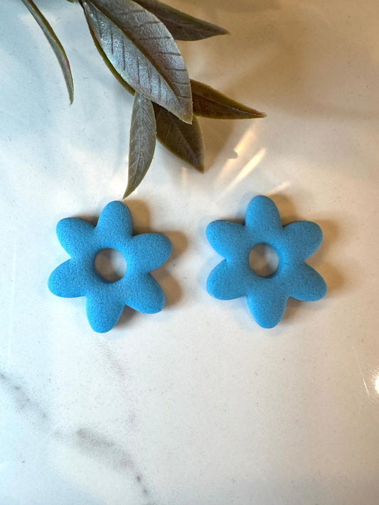 Baby Blue Flower Charms
