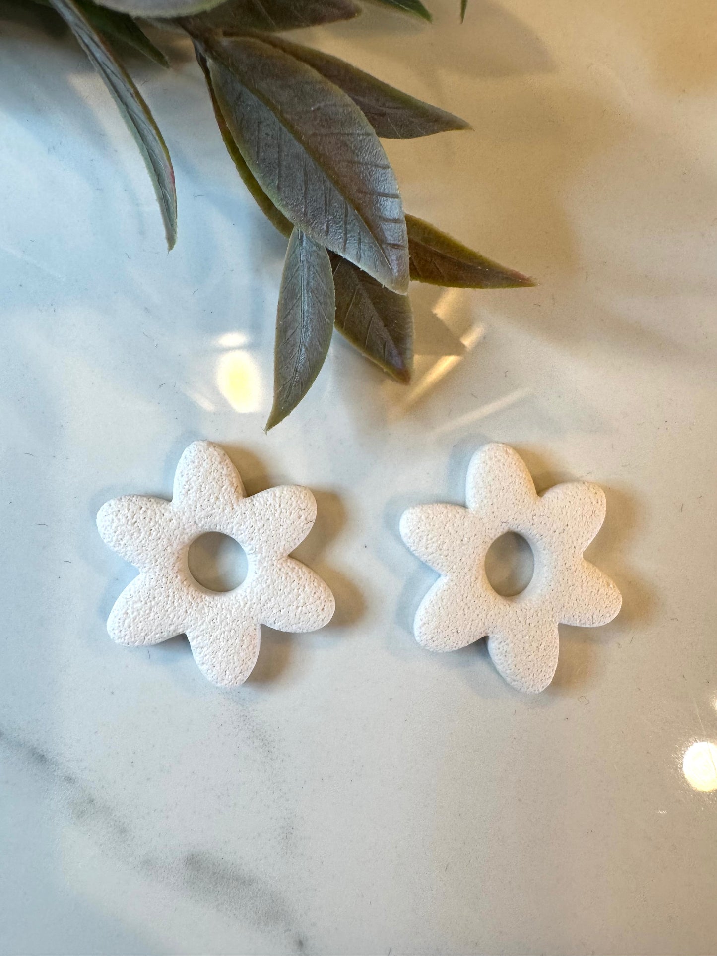 White Flower Charms