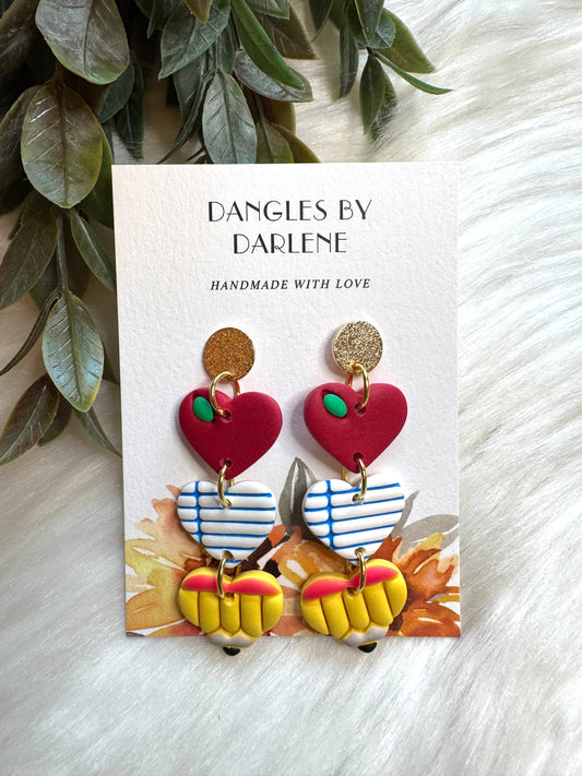 Teacher Trio Dangles