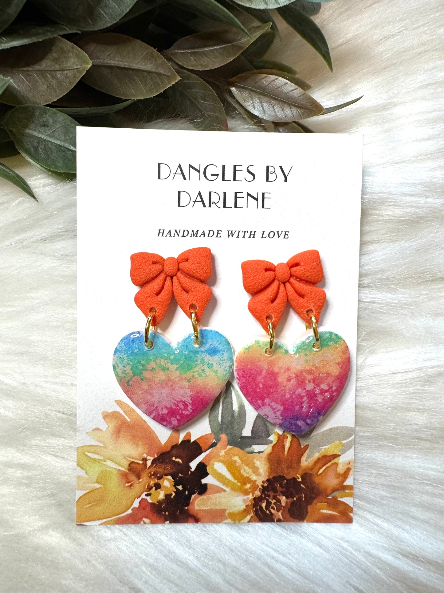 Tie Dye Dangles #3