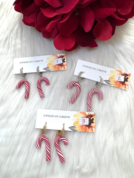 Candy Cane Hoops