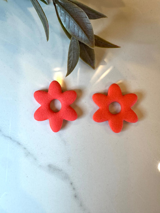 Orange Flower Charms